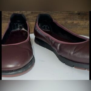 Hotter Leather Ballet Flats Plum Purple
Comfort Size US 8
